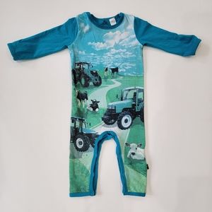 6-9M Me Too Farm Scene Romper